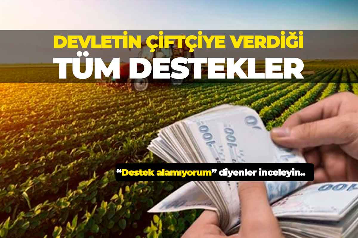 Devlet Destekli Çiftçilik Teşvikleri